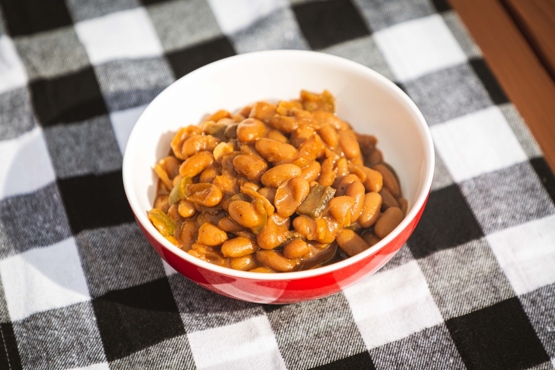 BBQ Beans (V, GF).