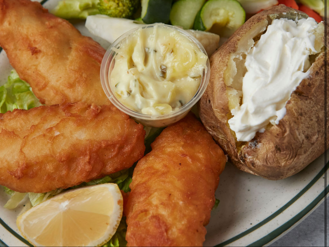 Fish & Chips Plate - O.