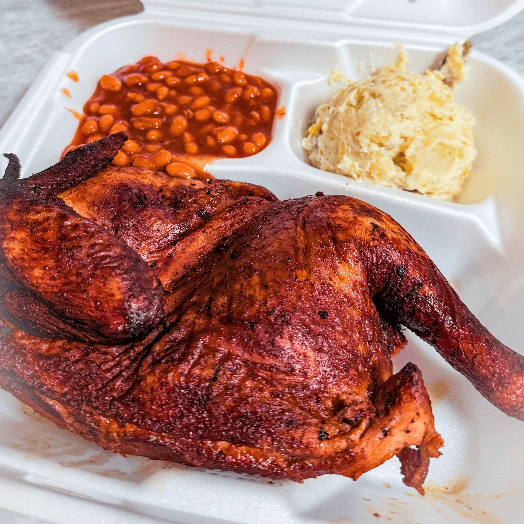 Half Chicken Plate.