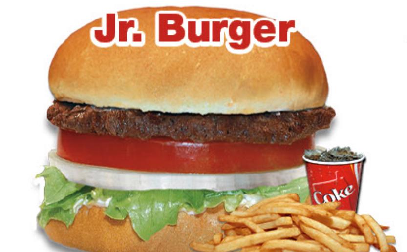 Jr Burger Basket.