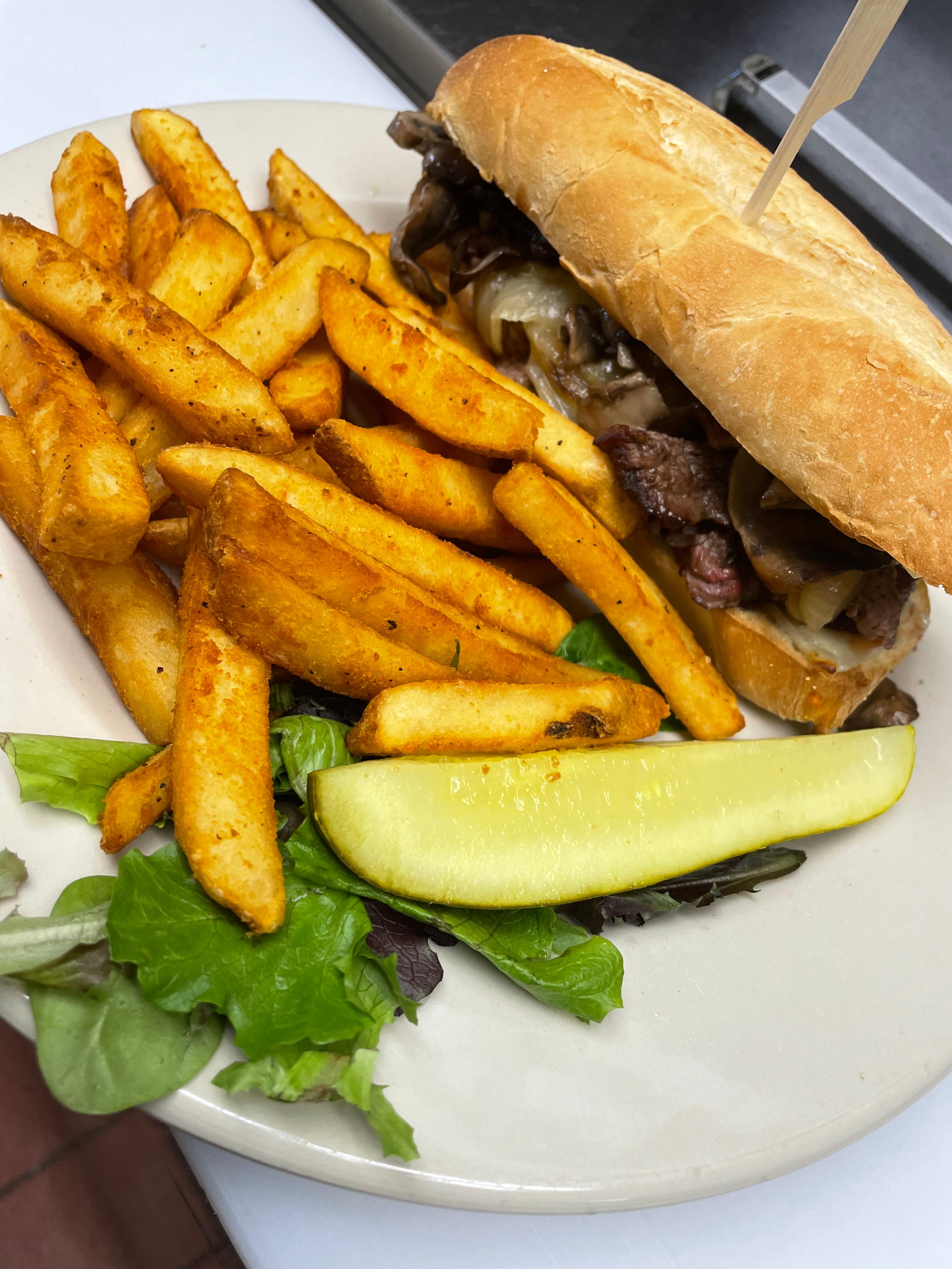 Steak Sandwich.