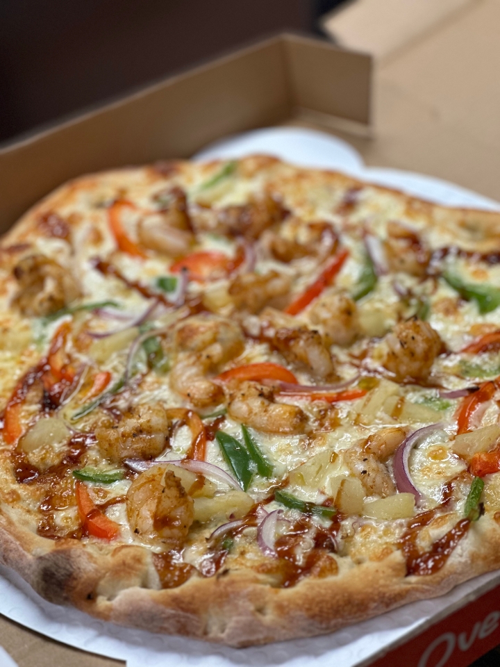 Cajun Shrimp Delight Pizza.