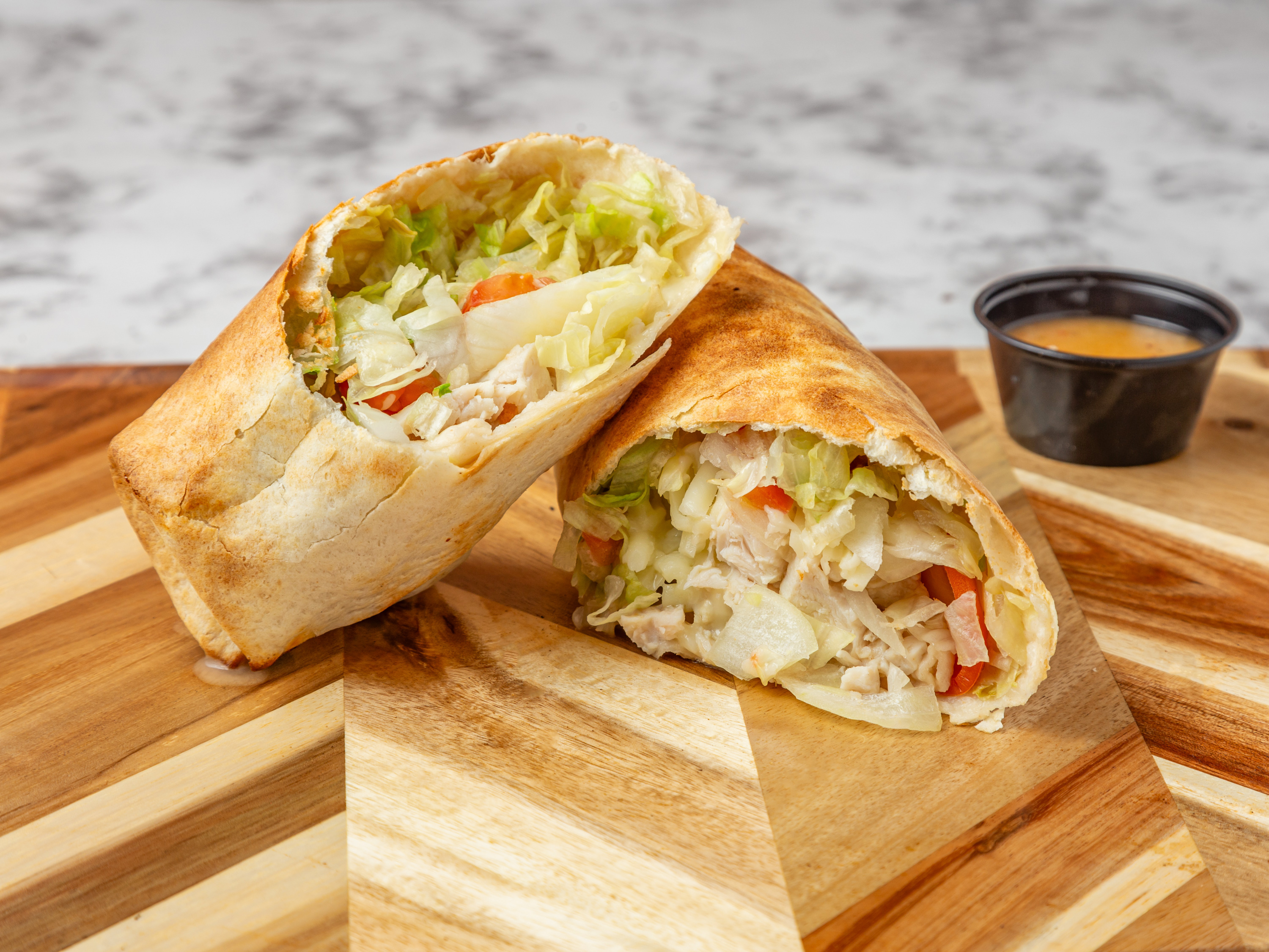 Chicken Caesar Wrap.