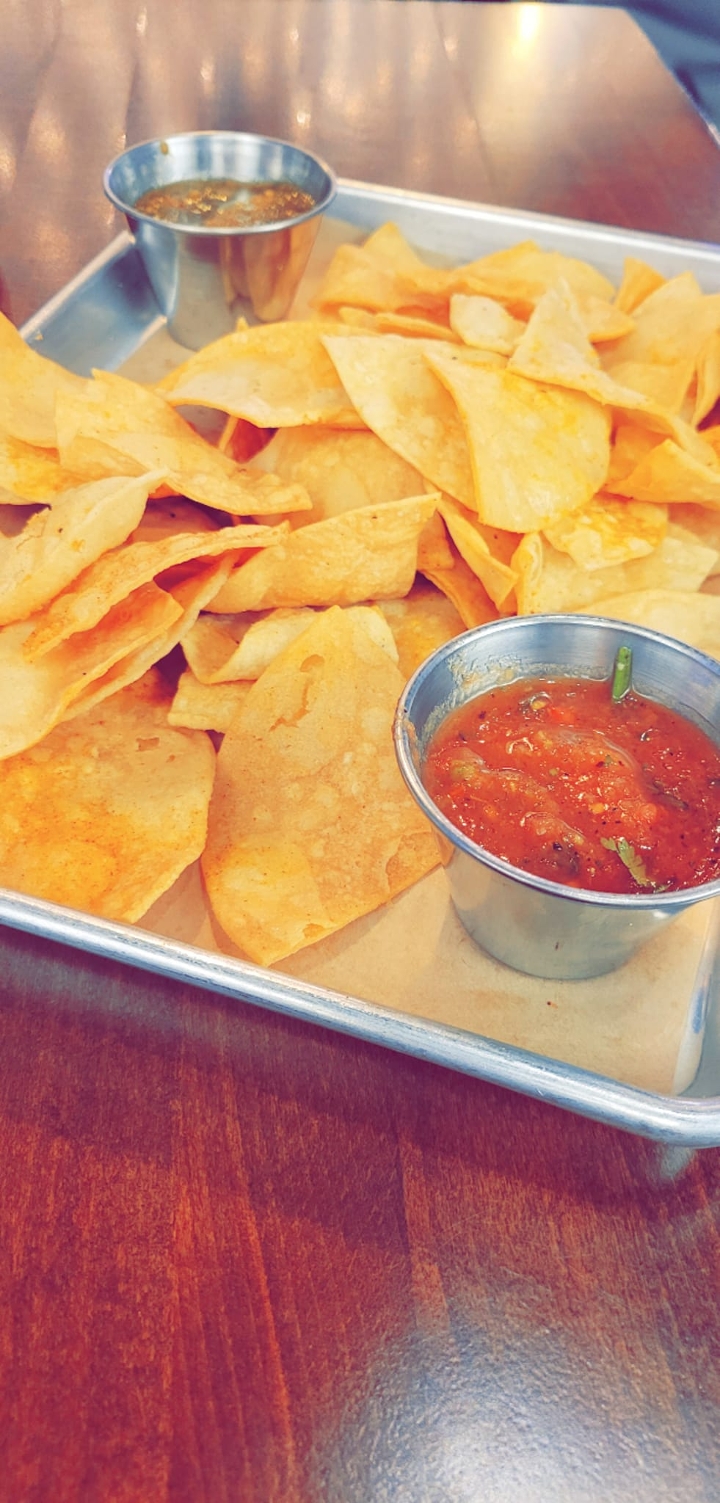 Homemade Chips and Salsa.