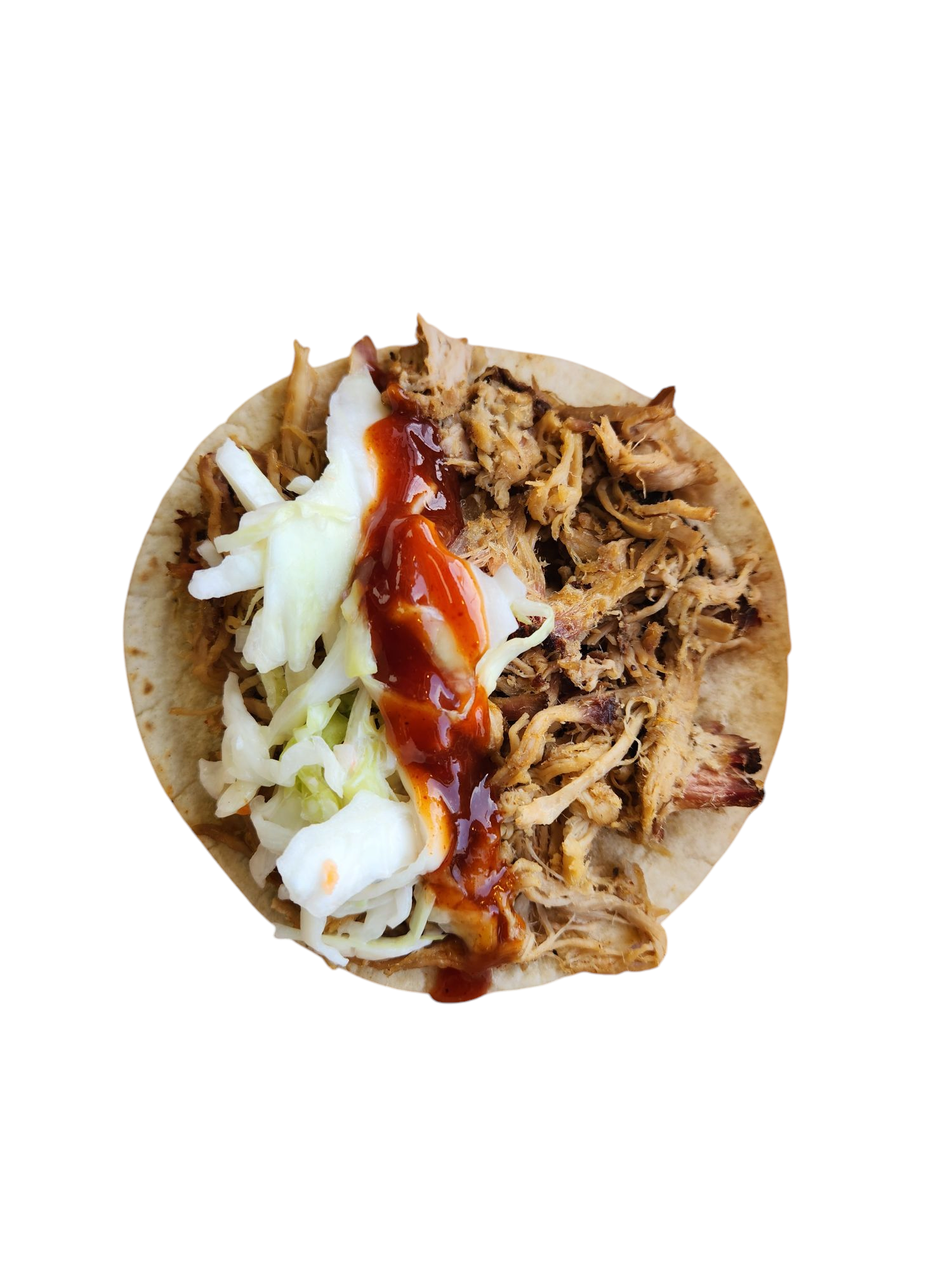 BBQ Pulled Pork Taco.