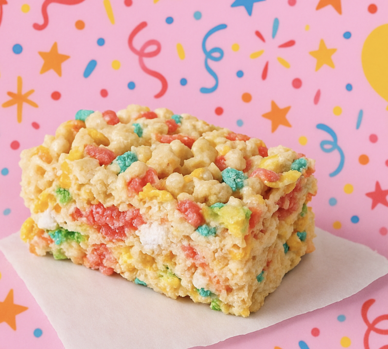 Fruity Rice Crispy Treat.