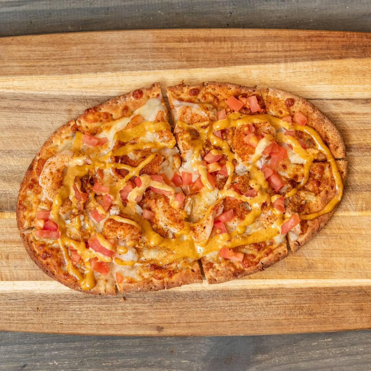 Shrimp and Crab Flatbread.