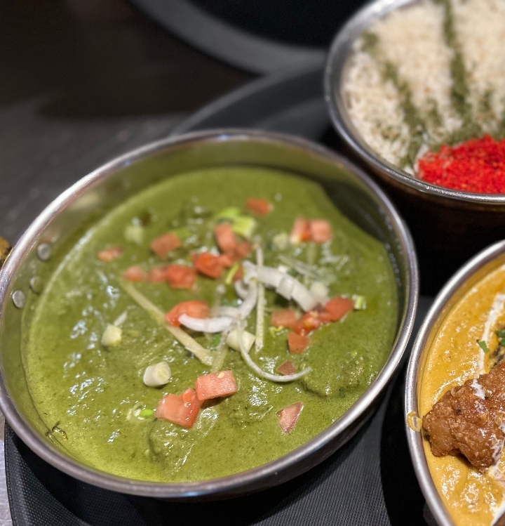 Chicken Hara Masala.