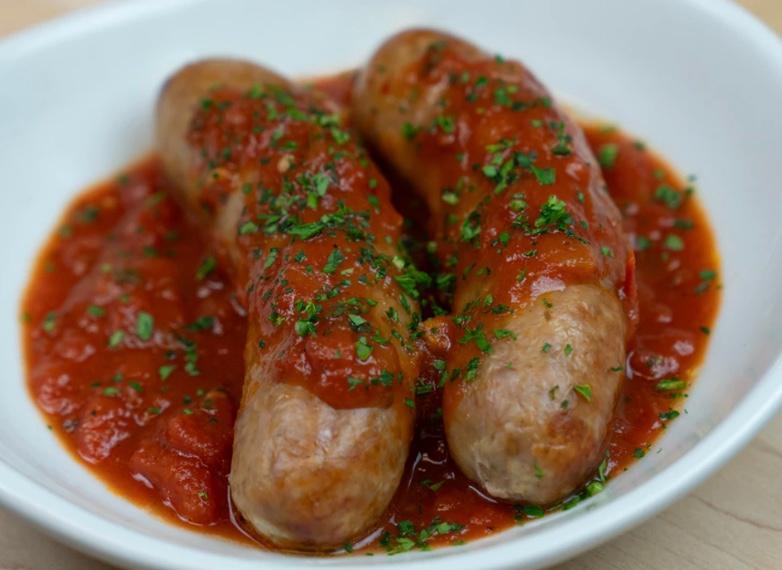 ADD SAUSAGE.
