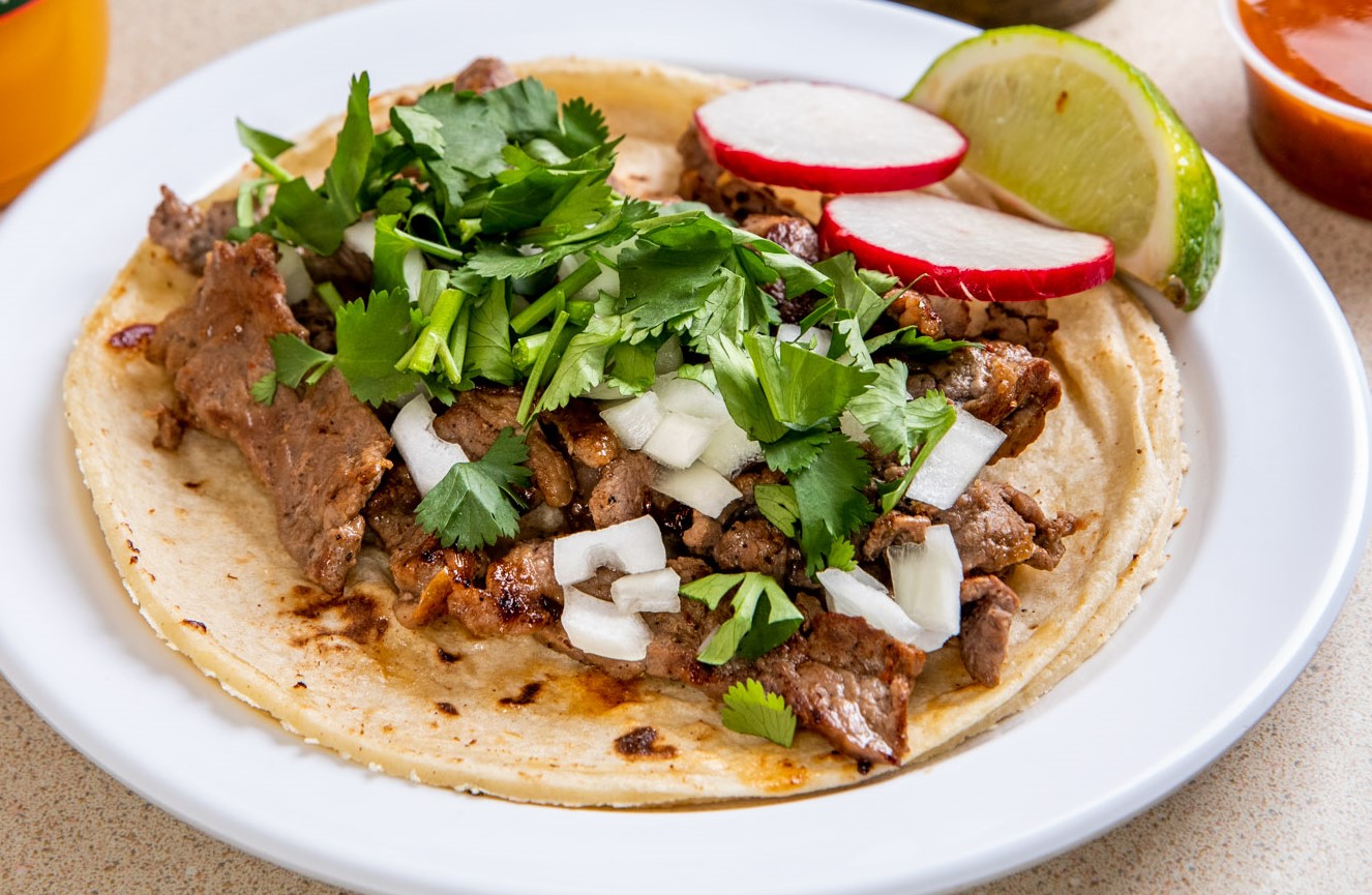 Steak & Onions Taco.