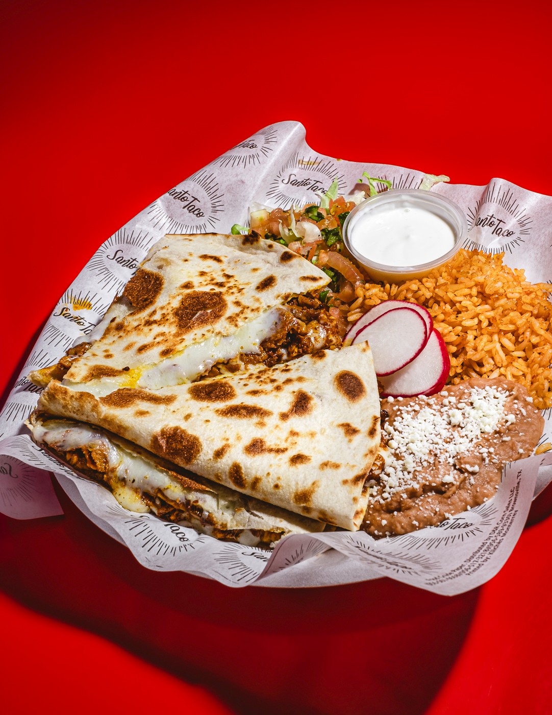 Vegetarian Quesadilla.