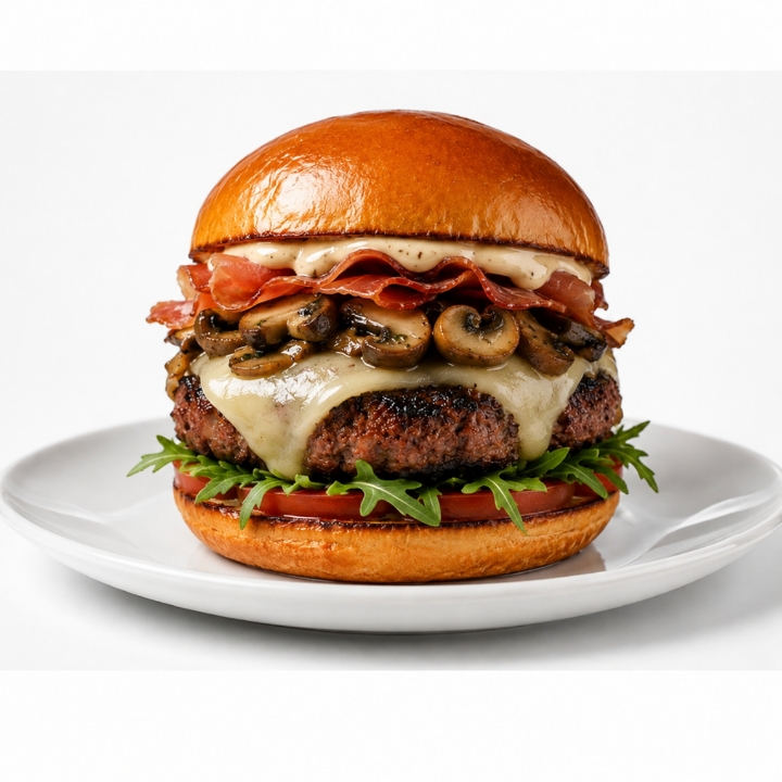 Truffle Mushroom Burger.