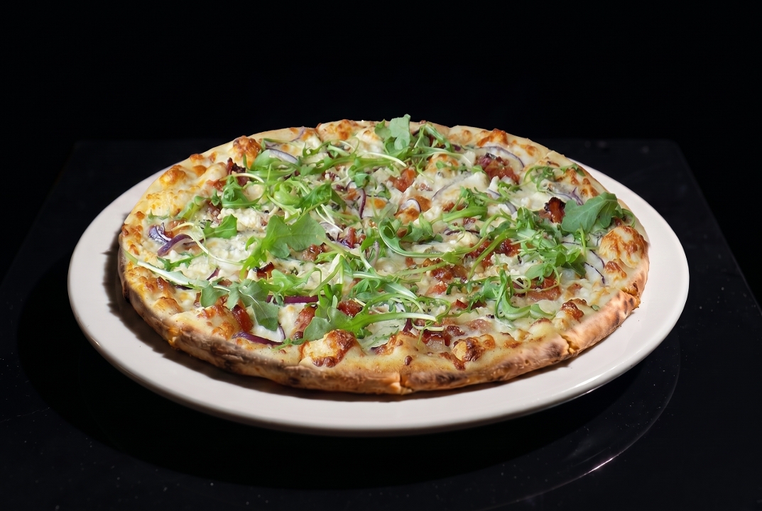 16 in Blue Train Pizza.