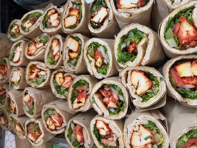 Chicken Kabob Wrap.