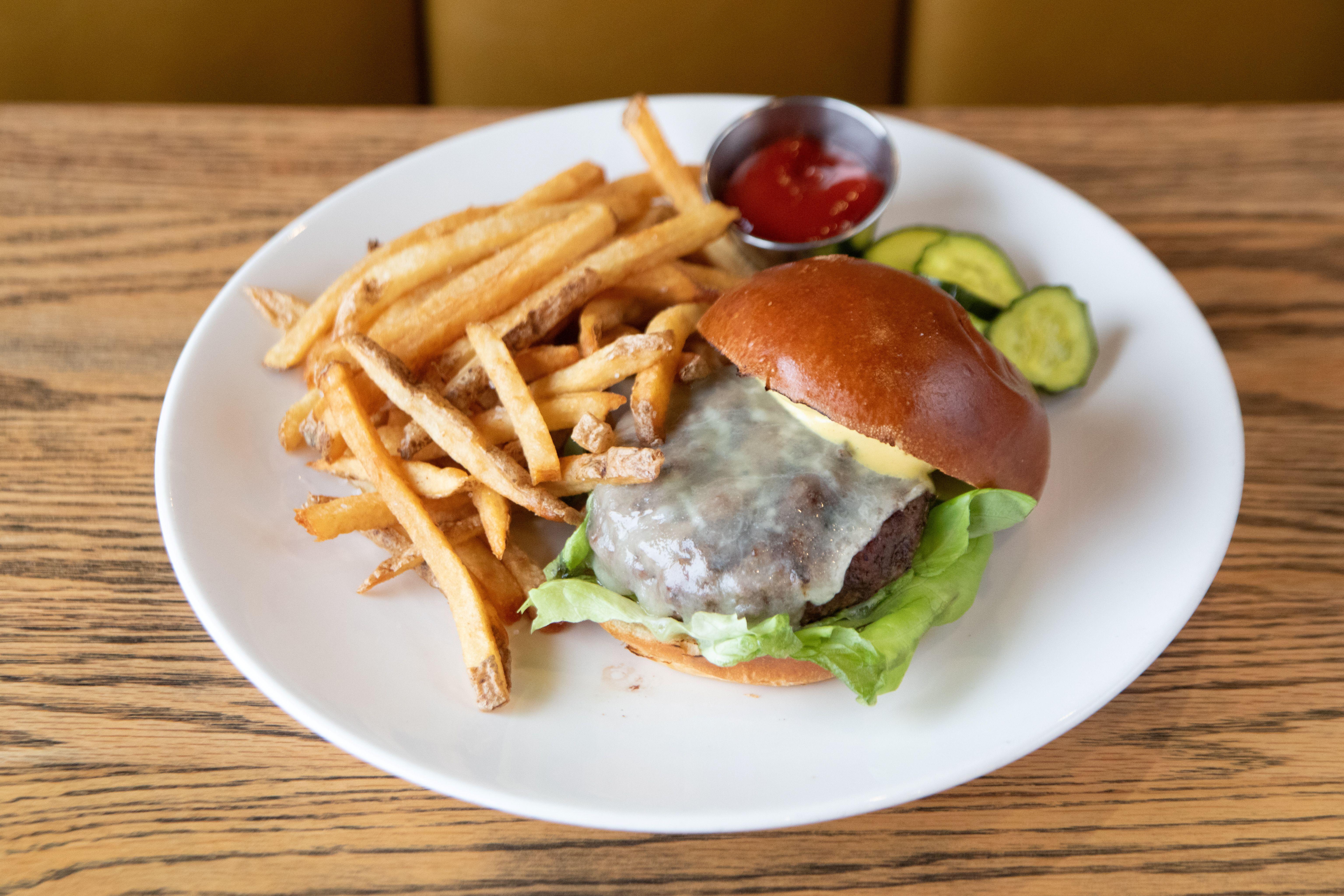 Wagyu Brisket Shortrib Burger.