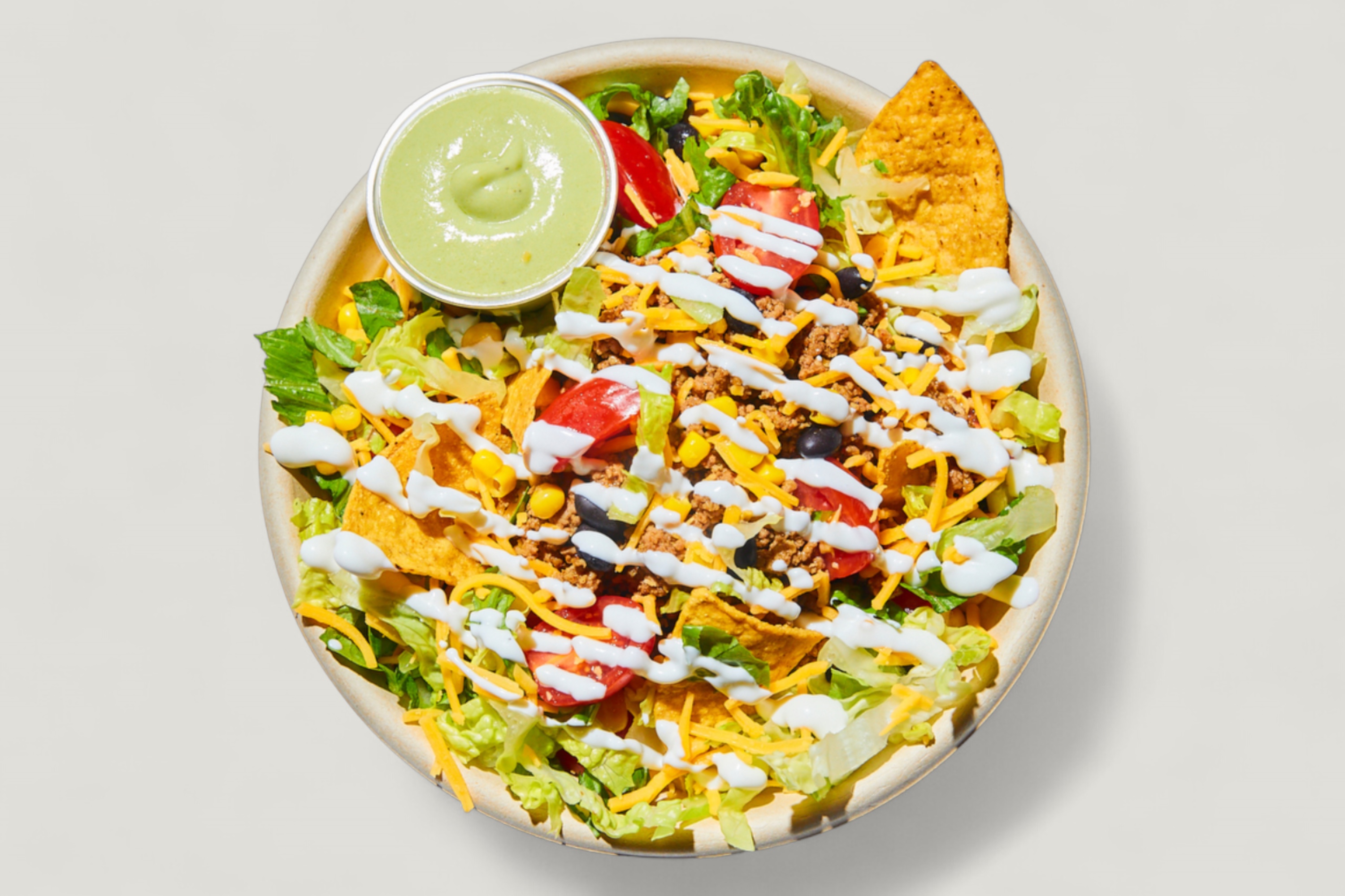 Mexiglow “taco salad”.