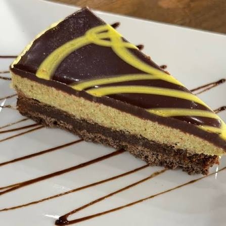Dubi Chocolate Pistachio Tort.