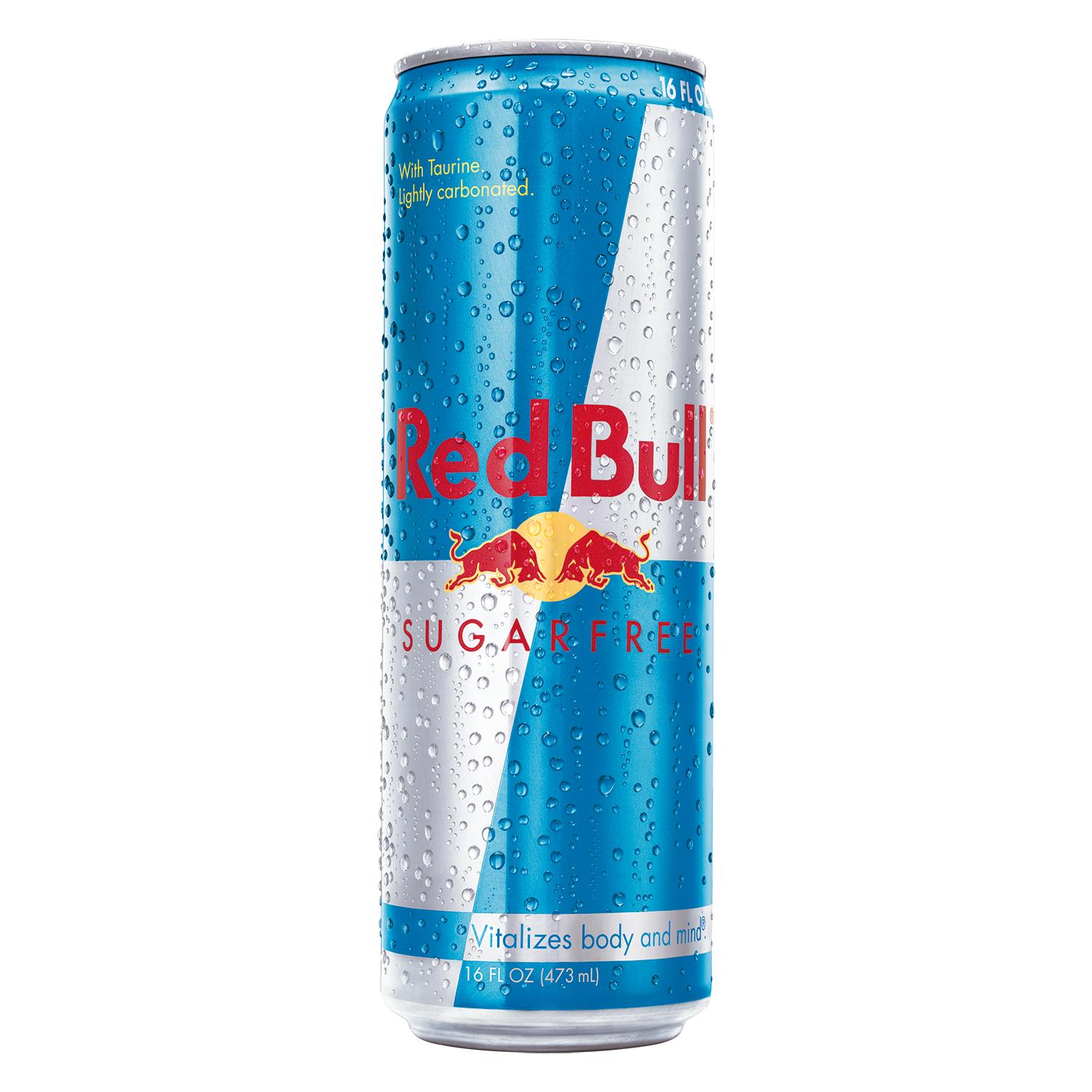 Red Bull Energy Drink Sugar Free - 16.0 Oz.
