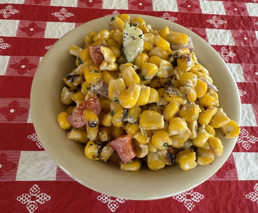 Side Corn Salad.