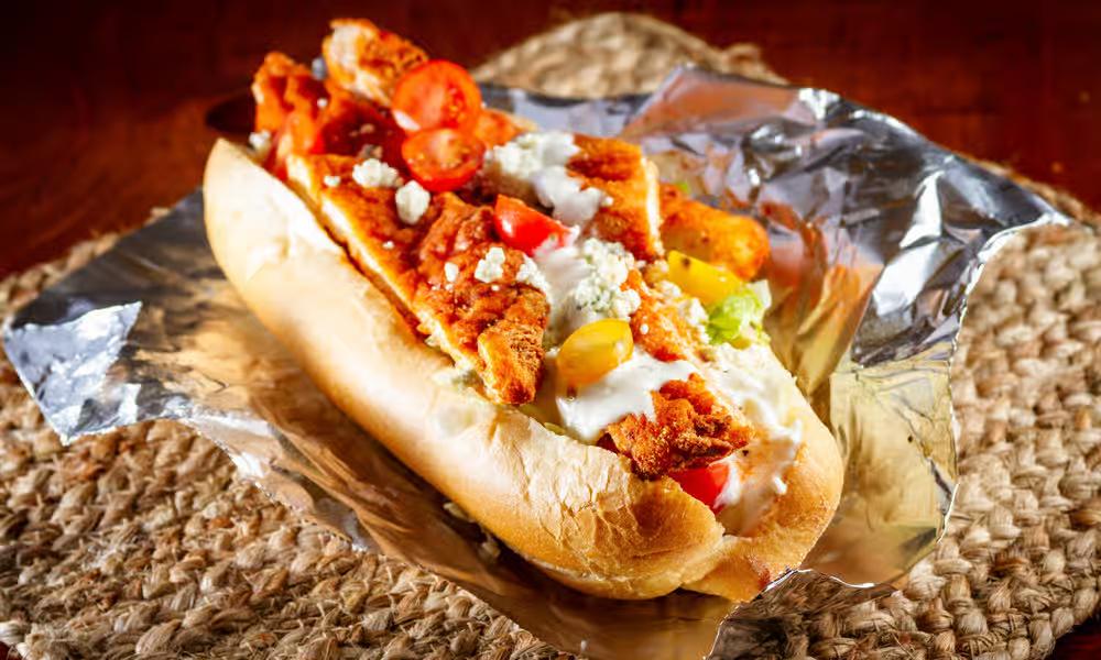 Buffalo Chicken Finger Sub.