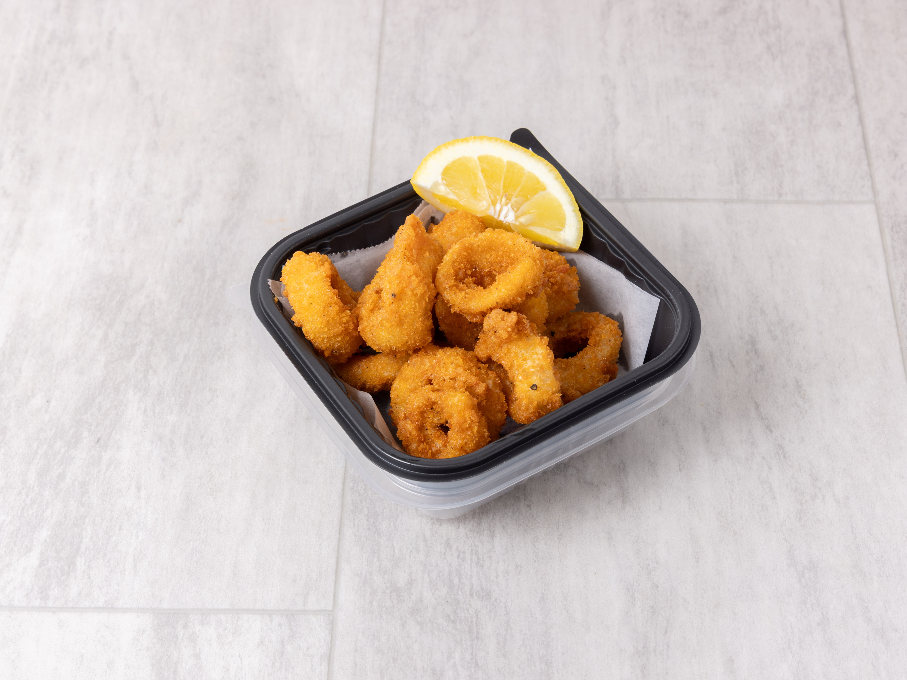Spicy Calamari Rings.