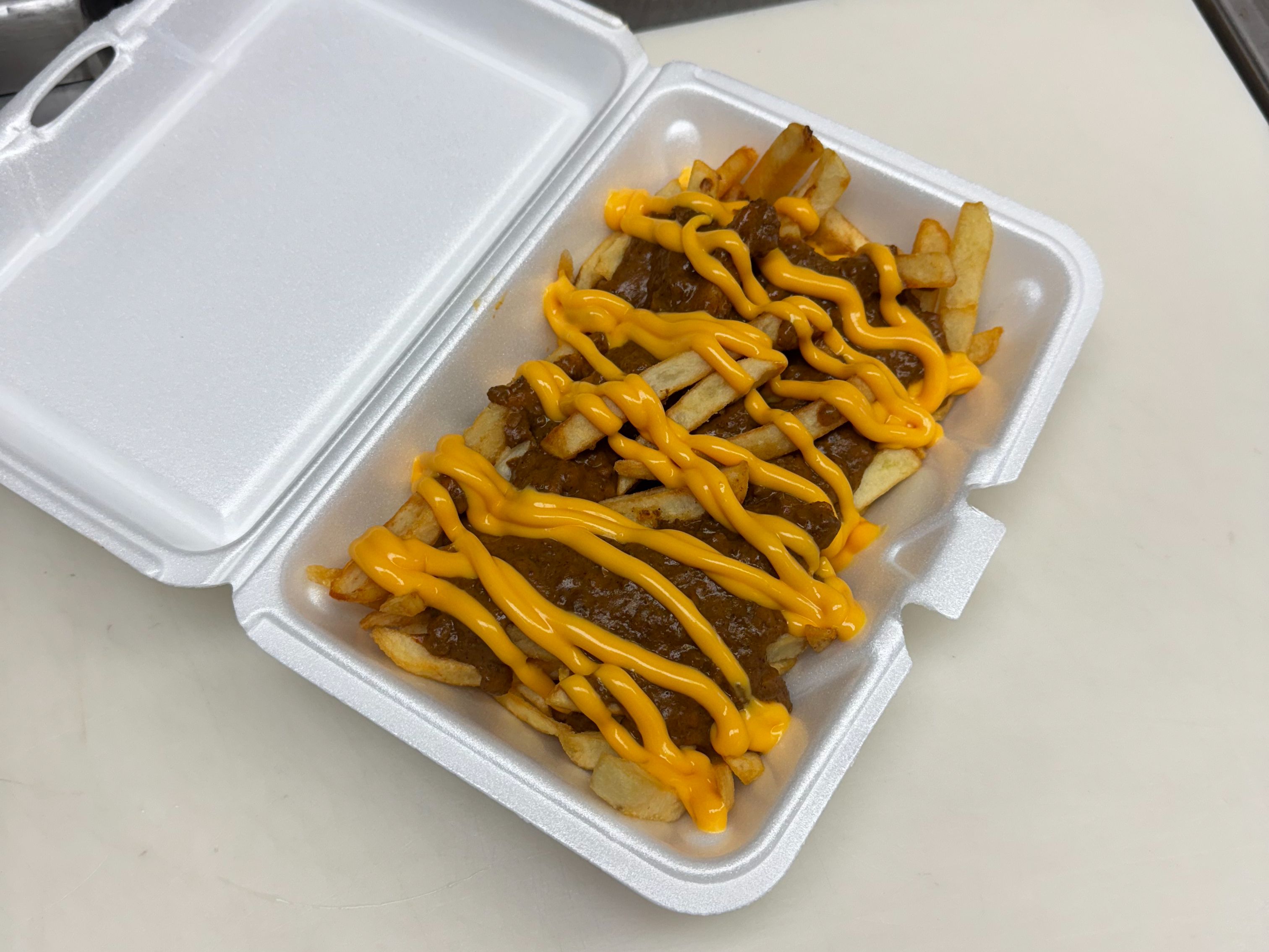 Chili Fries with Cheese.
