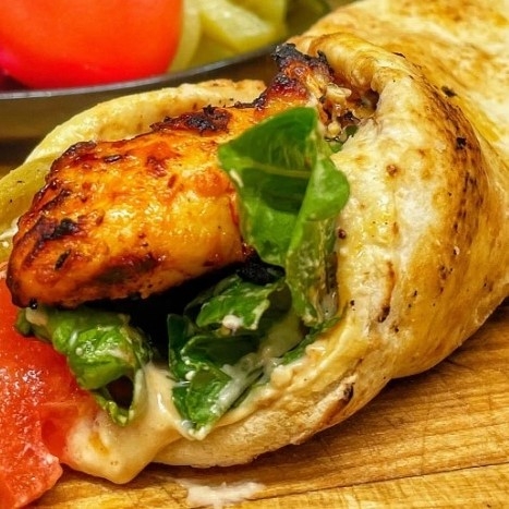 Chicken Kabab Wrap.