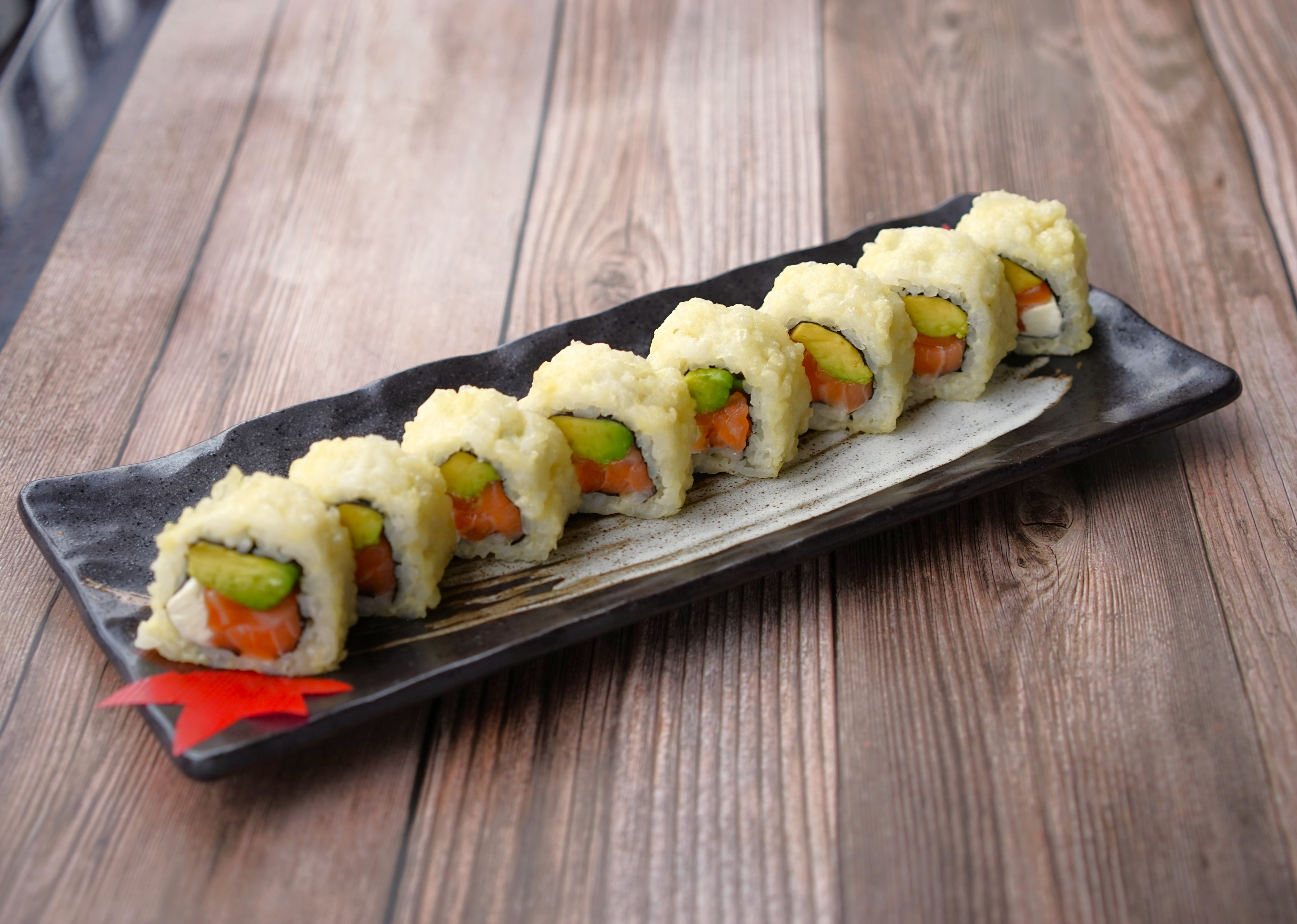 Tempura Philadelphia Roll.