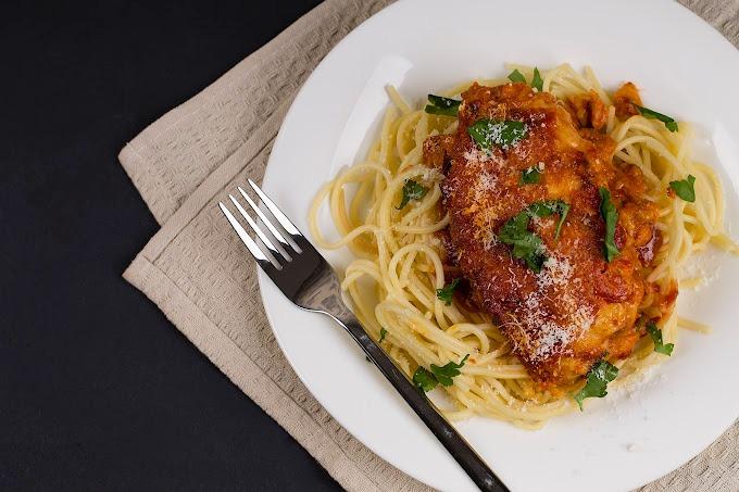 Chicken Cutlet Parmigiana Dinner.