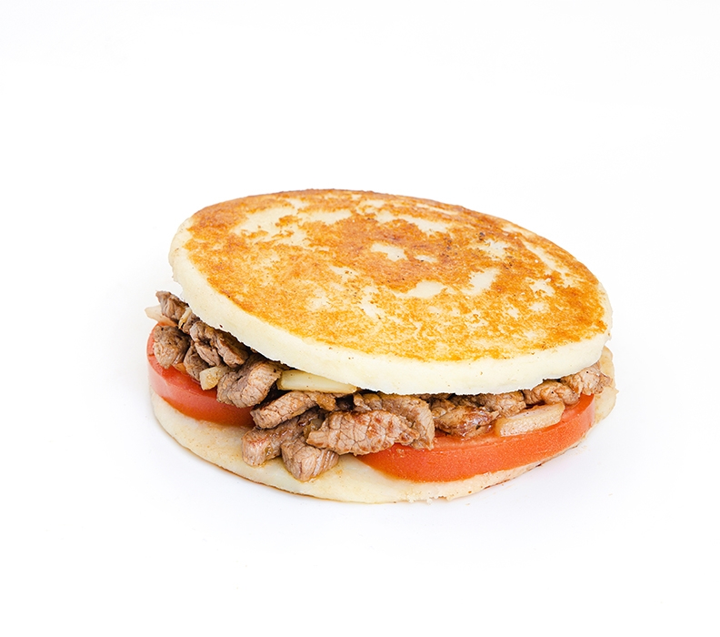 Steak Arepa.