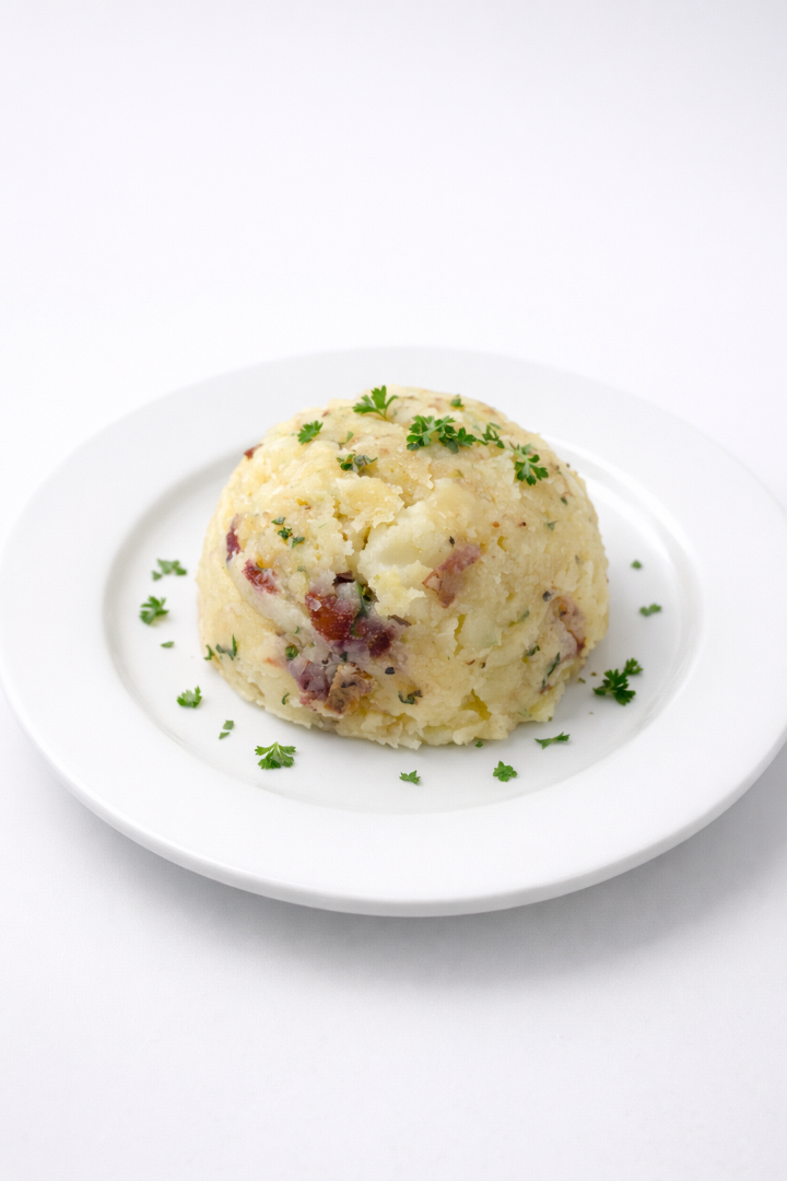 Garlic Smashed Red Potatoes.