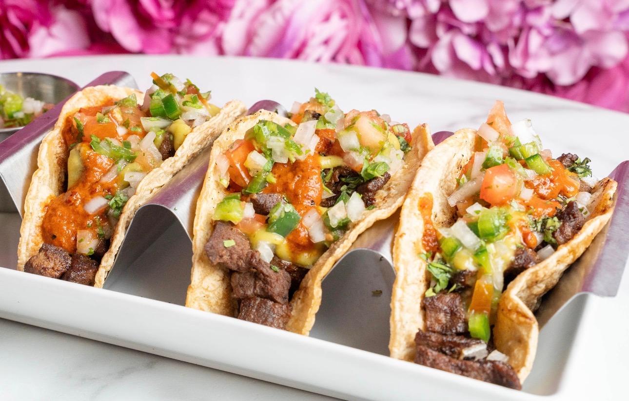 3 Steak Tacos.