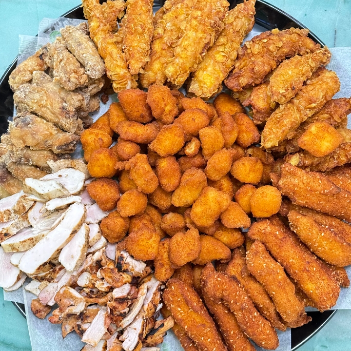 Assorted Chicken Platters.