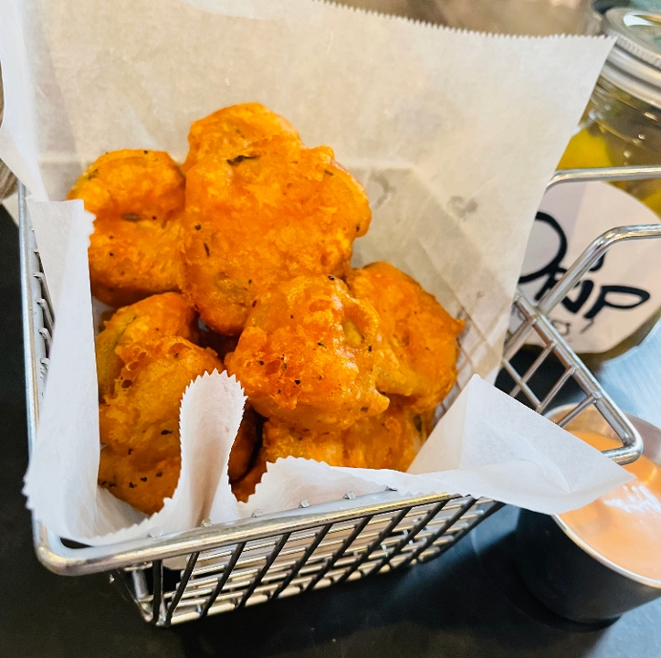 Vegan Fried Pickles.