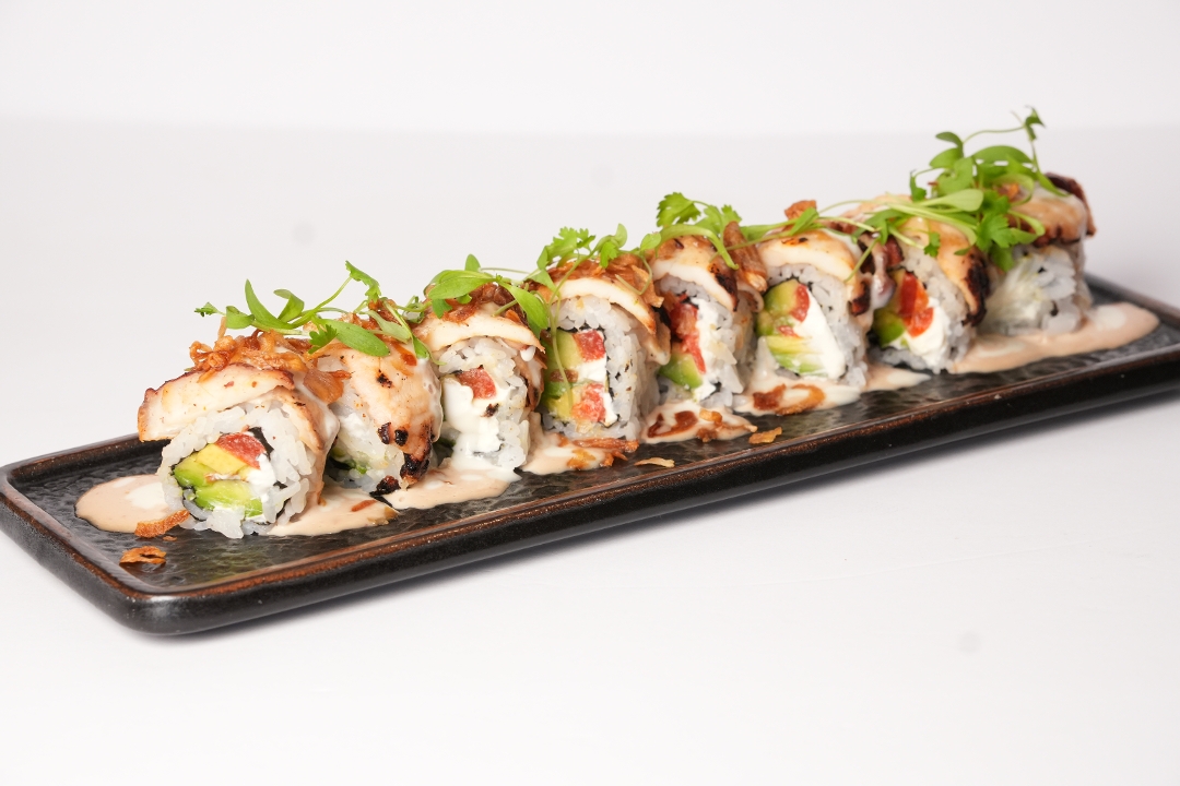 Pulpo al Olivo Roll.