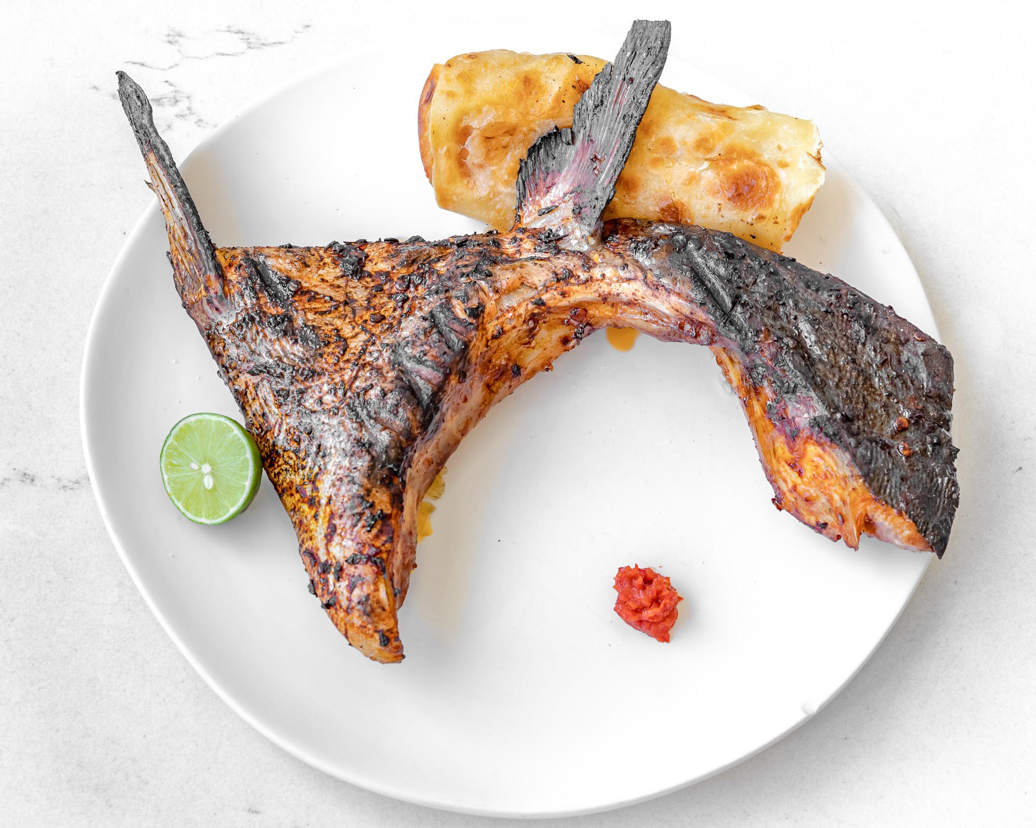 Adobado Hamachi Collar.