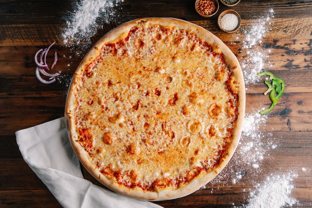 18" Cheese Pizza.