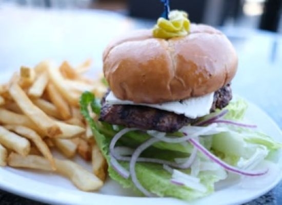 Mediterranean Burger.