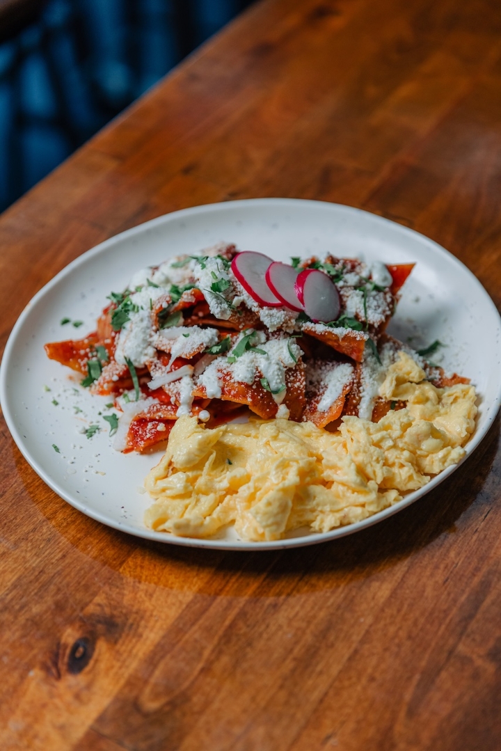 Chilaquiles Rojos.