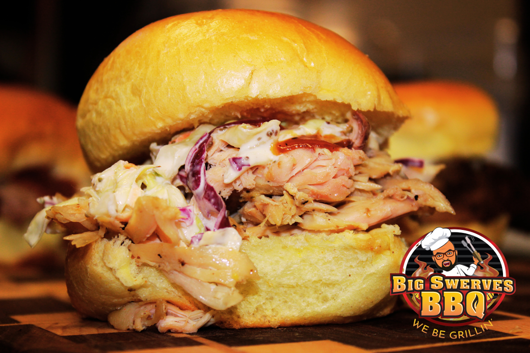 4 Pack of Pulled Chicken Sliders.