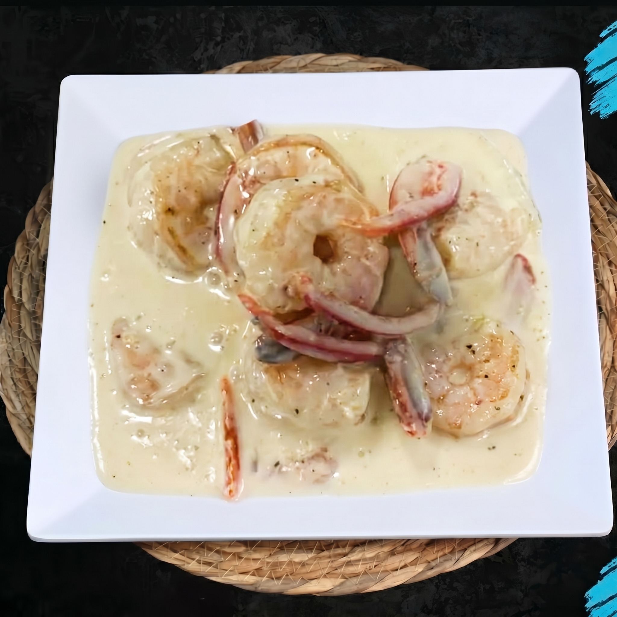 Camarones al Meuniere.