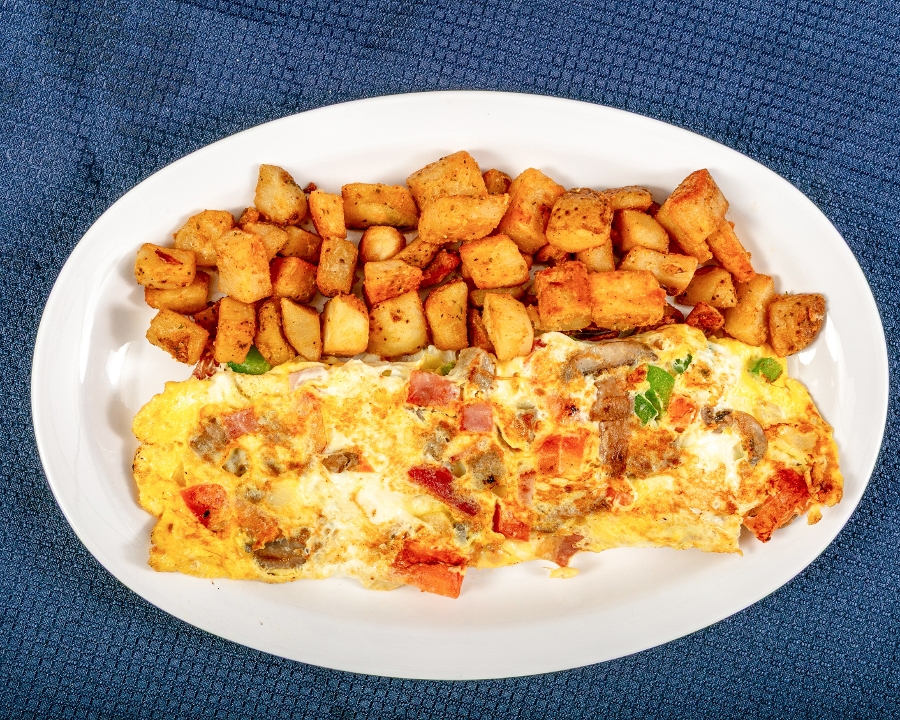 The Works Omelet.