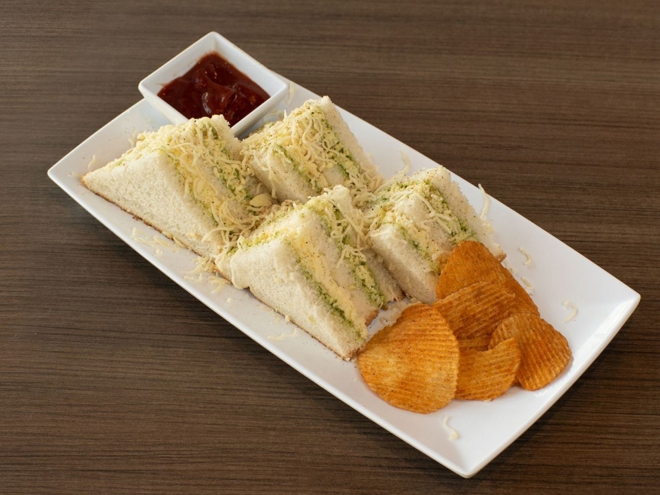 Cheese Chutney Sandwich.