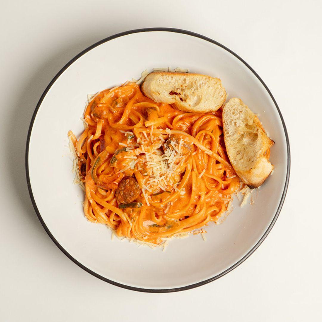 Italian Sausage Linguine.