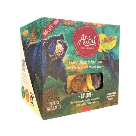 Alibu Dried Fruit Tea Infusion | Pasion  x 5 u.