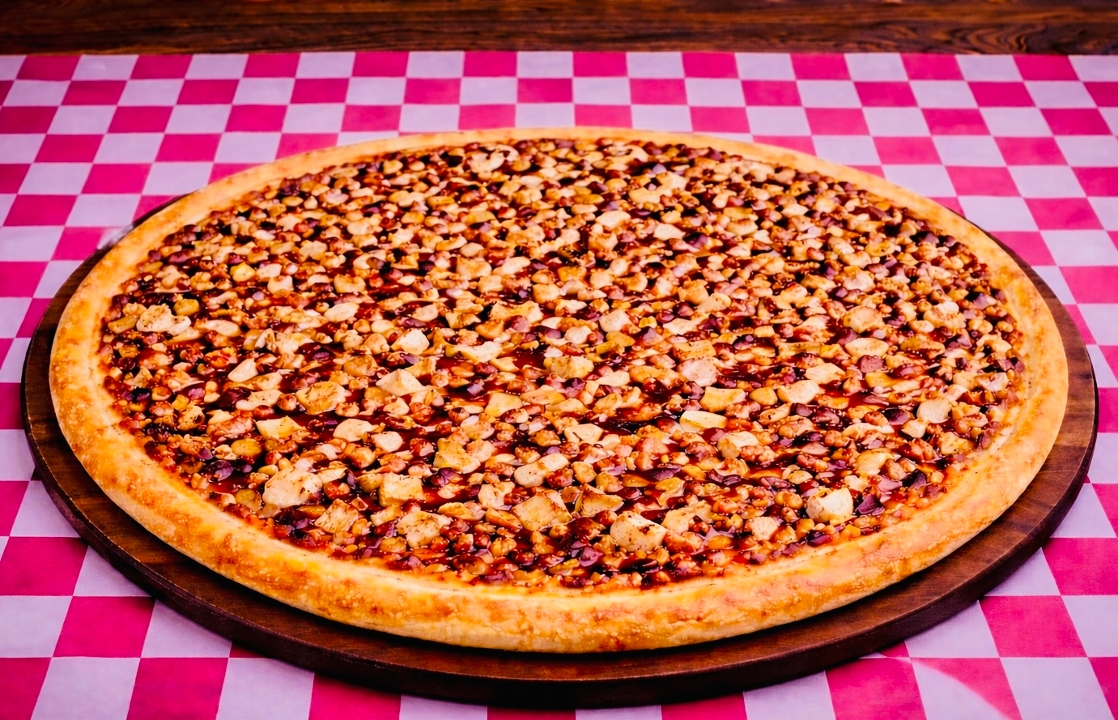 Large BBQ Grilled Chicken Pizza 14(Greek style).