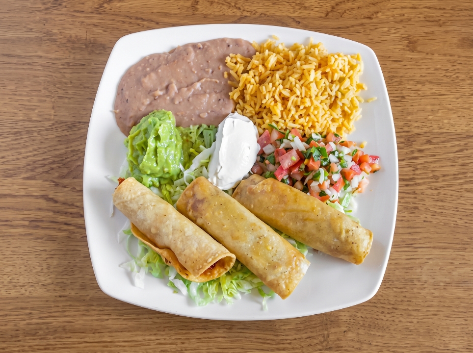 Flautas Plate.