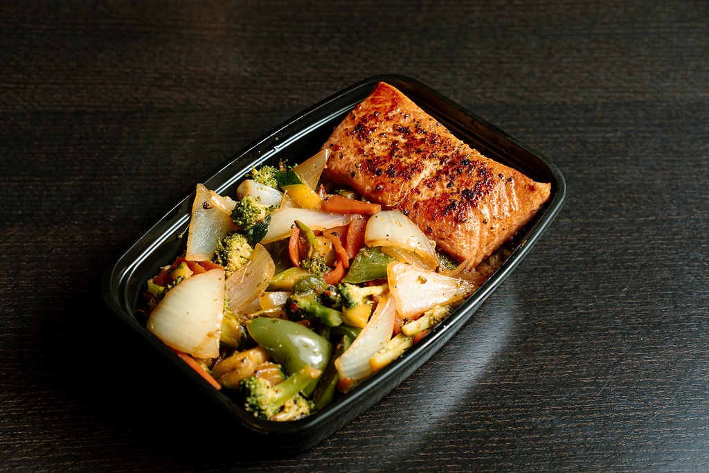 Hibachi Salmon.