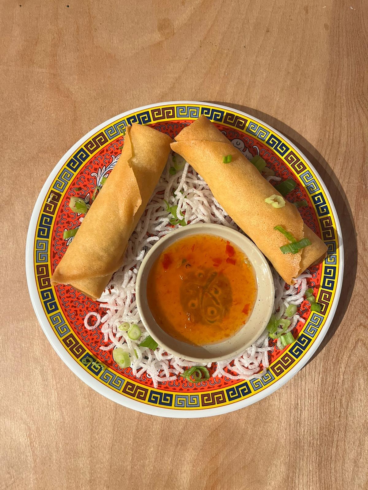 Veggie Spring Rolls.