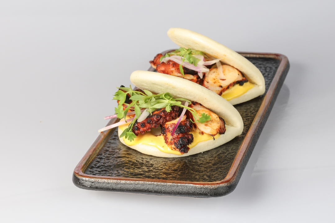 Grilled Octopus Bao.
